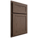 Shiloh Cabinetry Partial Overlay Malibu White Oak Plain Cut Mineral Door