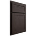 Shiloh Cabinetry Partial Overlay Malibu White Oak Plain Cut Morel Door