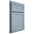 Shiloh Cabinetry Partial Overlay Malibu White Oak Plain Cut Sky Door