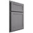 Shiloh Cabinetry Partial Overlay Malibu White Oak Plain Cut Sterling Door