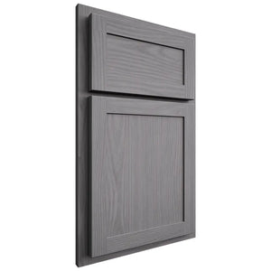 Shiloh Cabinetry Partial Overlay Malibu White Oak Plain Cut Sterling Door