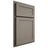 Shiloh Cabinetry Partial Overlay Malibu White Oak Plain Cut Thyme Door