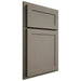 Shiloh Cabinetry Partial Overlay Malibu White Oak Plain Cut Thyme Door