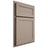 Shiloh Cabinetry Partial Overlay Malibu White Oak Plain Cut Whitewash Door