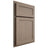 Shiloh Cabinetry Partial Overlay Malibu White Oak Quarter Sawn Almond Door