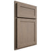 Shiloh Cabinetry Partial Overlay Malibu White Oak Quarter Sawn Almond Door