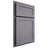 Shiloh Cabinetry Partial Overlay Malibu White Oak Quarter Sawn Cadet Door