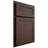 Shiloh Cabinetry Partial Overlay Malibu White Oak Quarter Sawn Dusk Door