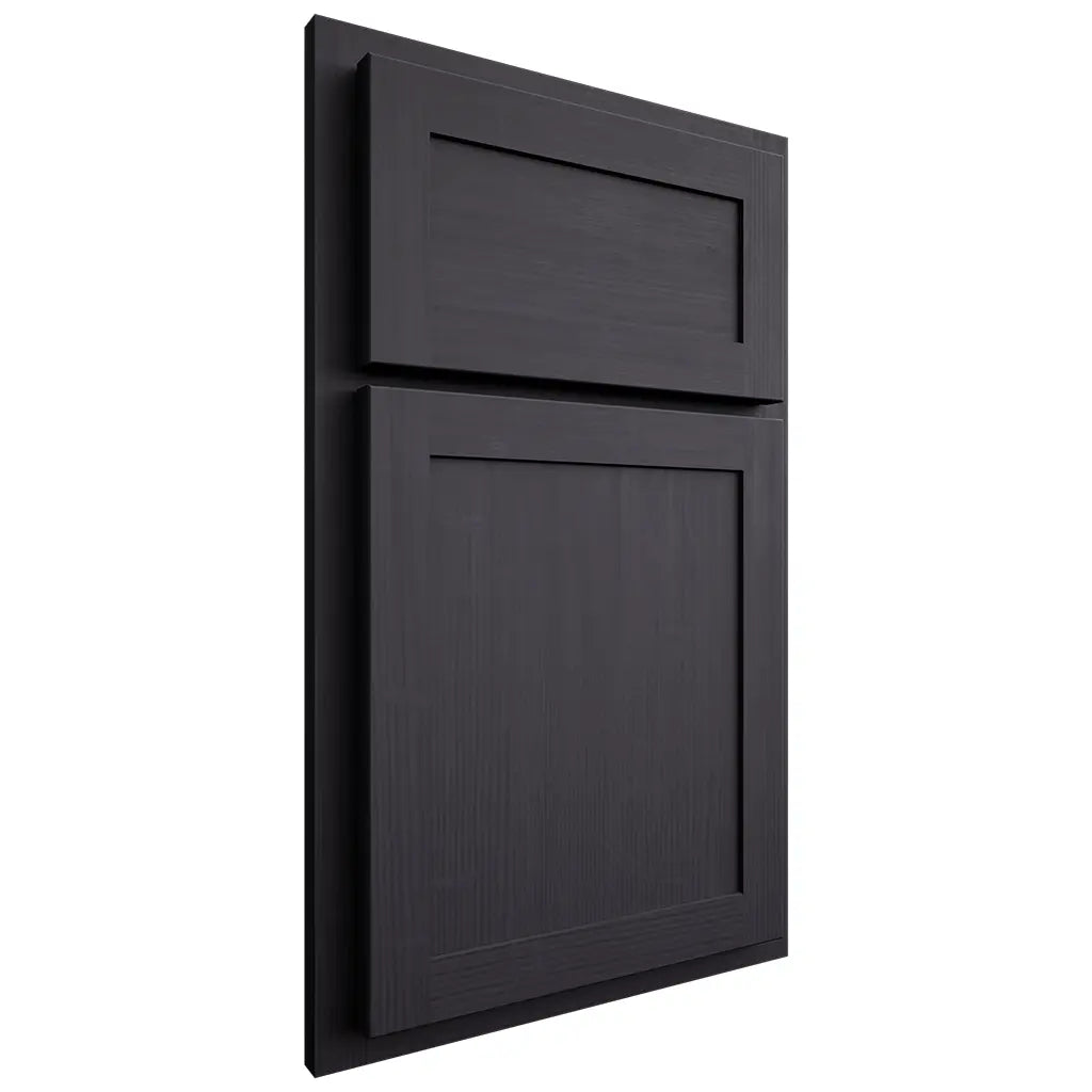 Shiloh Cabinetry Partial Overlay Malibu White Oak Quarter Sawn Harbor Door