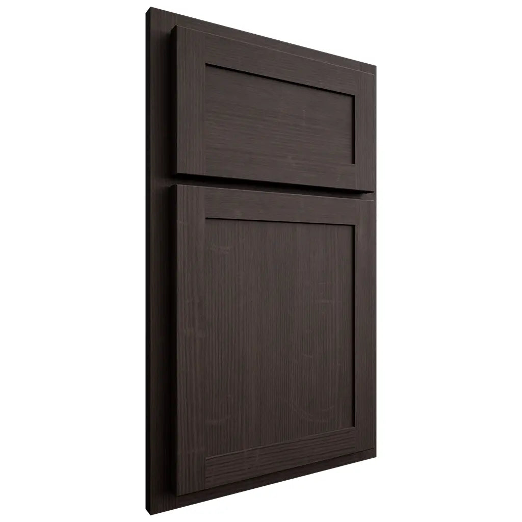 Shiloh Cabinetry Partial Overlay Malibu White Oak Quarter Sawn Morel Door