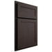 Shiloh Cabinetry Partial Overlay Malibu White Oak Quarter Sawn Morel Door
