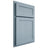 Shiloh Cabinetry Partial Overlay Malibu White Oak Quarter Sawn Sky Door