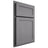 Shiloh Cabinetry Partial Overlay Malibu White Oak Quarter Sawn Sterling Door