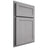 Shiloh Cabinetry Partial Overlay Malibu White Oak Quarter Sawn Stratus Door