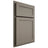 Shiloh Cabinetry Partial Overlay Malibu White Oak Quarter Sawn Thyme Door