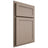 Shiloh Cabinetry Partial Overlay Malibu White Oak Quarter Sawn Whitewash Door