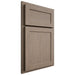 Shiloh Cabinetry Partial Overlay Malibu White Oak Rift Cut Almond Door