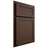 Shiloh Cabinetry Partial Overlay Malibu White Oak Rift Cut Braun Door