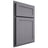 Shiloh Cabinetry Partial Overlay Malibu White Oak Rift Cut Cadet Door