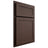 Shiloh Cabinetry Partial Overlay Malibu White Oak Rift Cut Dusk Door