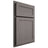 Shiloh Cabinetry Partial Overlay Malibu White Oak Rift Cut Flagstone Door
