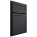 Shiloh Cabinetry Partial Overlay Malibu White Oak Rift Cut Harbor Door