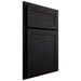Shiloh Cabinetry Partial Overlay Malibu White Oak Rift Cut Ink Door