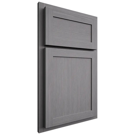 Shiloh Cabinetry Partial Overlay Malibu White Oak Rift Cut Sterling Door