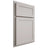 Shiloh Cabinetry Partial Overlay Malibu One Paintable Amazing Gray Door