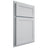 Shiloh Cabinetry Partial Overlay Malibu One Paintable Niebla Azul Door