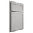 Shiloh Cabinetry Partial Overlay Malibu One Paintable Unusual Gray Door