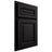 Shiloh Cabinetry Partial Overlay Manchester Cherry Plain Cut Espresso Door