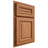 Shiloh Cabinetry Partial Overlay Manchester Cherry Plain Cut Medium Door