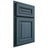 Shiloh Cabinetry Partial Overlay Manchester Hickory Plain Cut Hudson Door