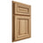 Shiloh Cabinetry Partial Overlay Manchester Hickory Plain Cut Natural Door