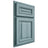 Shiloh Cabinetry Partial Overlay Manchester Hickory Plain Cut Sky Door