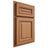 Shiloh Cabinetry Partial Overlay Manchester Maple Plain Cut Cashmere Door