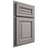 Shiloh Cabinetry Partial Overlay Manchester Paintable Dovetail Gray Door