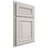 Shiloh Cabinetry Partial Overlay Manchester Paintable Eggshell Door