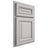 Shiloh Cabinetry Partial Overlay Manchester Paintable Mindful Gray Door