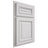 Shiloh Cabinetry Partial Overlay Manchester Paintable Polar Door