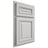 Shiloh Cabinetry Partial Overlay Manchester Paintable Repose Gray Door