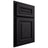 Shiloh Cabinetry Partial Overlay Manchester Poplar Plain Cut Harbor Door