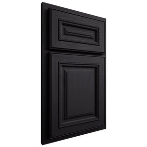 Shiloh Cabinetry Partial Overlay Manchester Poplar Plain Cut Harbor Door