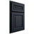 Shiloh Cabinetry Partial Overlay Manchester Poplar Plain Cut Hudson Door
