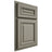 Shiloh Cabinetry Partial Overlay Manchester Red Oak Plain Cut Thyme Door