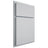 Shiloh Cabinetry Partial Overlay Metropolitan Paintable Niebla Azul Door