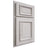 Shiloh Cabinetry Partial Overlay Montgomery Alder Plain Cut Cotton Door