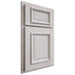 Shiloh Cabinetry Partial Overlay Montgomery Alder Plain Cut Cotton Door