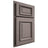 Shiloh Cabinetry Partial Overlay Montgomery Alder Plain Cut Stonehenge Door
